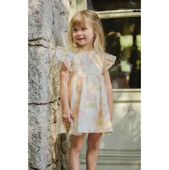 Dámské šaty Dětské plátěné šaty Tartine et Chocolat oranžová barva, mini, CA30041 CA30041.80.94 24X, vel. 80