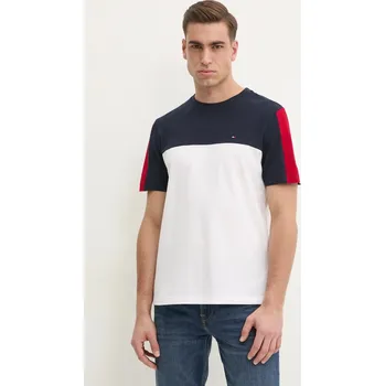 Pánské tričko Bavlněné tričko Tommy Hilfiger MW0MW39170 námořnická modř 59X, vel. S