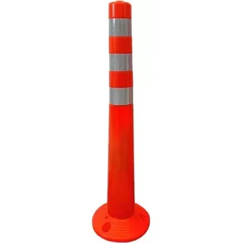 Plotový sloupek Plastový elastický parkovací sloupek - průměr 7,5 cm, výška 75 cm