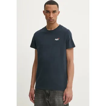 Pánské tričko Tričko Superdry tmavomodrá barva, M1012078A-98T M1012078A.98T 59X, vel. S