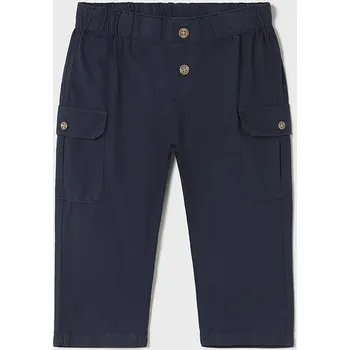Dětské bavlněné kalhoty Mayoral 1581.3E.Baby.PPYA námořnická modř 59X, vel. 74
