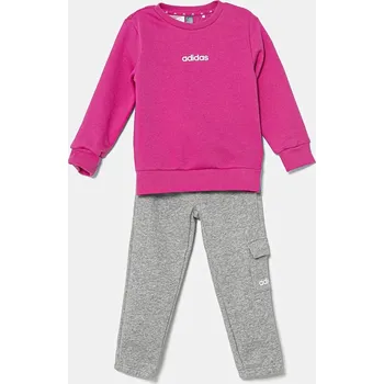 Pánské oblečení Kojenecká tepláková souprava adidas JC9746 růžová 42X, vel. 74