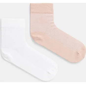 Dámské ponožky Ponožky Calvin Klein Jeans 2-pack dámské, oranžová barva, 701231400 24X, vel. ONE SIZE