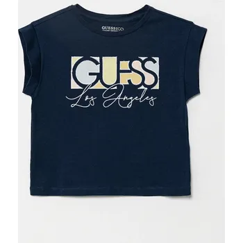 Dětské tričko Guess tmavomodrá barva, J5GI14 K6YW4 J5GI14.K6YW4.PPYA 59X, vel. 125-135