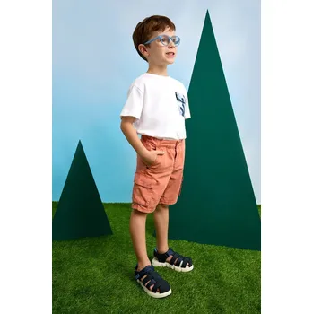 Chlapecké kraťasy Dětské kraťasy Mayoral cargo 3220.5D.Mini.PPYA oranžová 22X, vel. 116