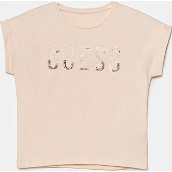 Chlapecké tričko Dětské tričko Guess J5GI09.K6YW4.PPYA růžová 03X, vel. 122-125