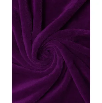 Prostěradlo 2P SERVIS Mikroplyšové prostěradlo 180x200x30cm 180x200x30 cm fialová mikroplyš 100% polyester