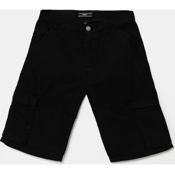 Chlapecké kraťasy Dětské bavlněné šortky Guess L5RD03.WH304.PPYA černá 99X, vel. 158-166