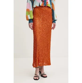 Dámské oblečení Sukně Never Fully Dressed Rust Sequin Dorris NFDSK634 oranžová 22X, vel. S