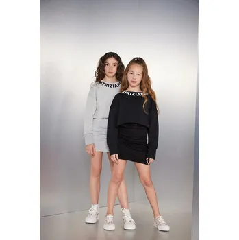 Chlapecká mikina Bavlněná mikina Patrizia Pepe K103 7M0881 černá 99X, vel. 130