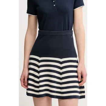 Dámská sukně Hedvábná sukně Tommy Hilfiger WW0WW44475 námořnická modř 59X, vel. M