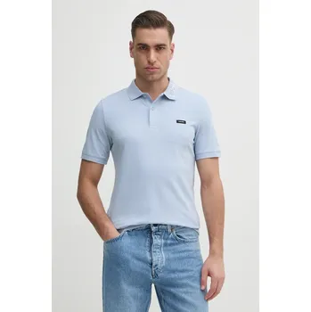 Pánské tričko Polo tričko Calvin Klein K10K114474 modrá 05X, vel. M