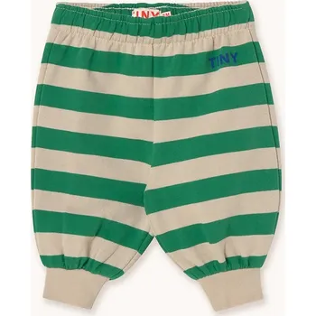 Kojenecké bavlněné tepláky Tinycottons STRIPES BABY SWEATPANT SS25.127 zelená 77X, vel. 62