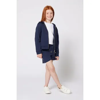 Chlapecké kraťasy Dětské bavlněné šortky Michael Kors tmavomodrá barva, s aplikací, nastavitelný pas, R30337 R30337.114.150 59X, vel. 150