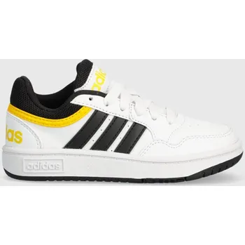Chlapecká obuv Dětské sneakers boty adidas Originals HOOPS 3.0 K IF2726 bílá 00X, EUR 38 2/3
