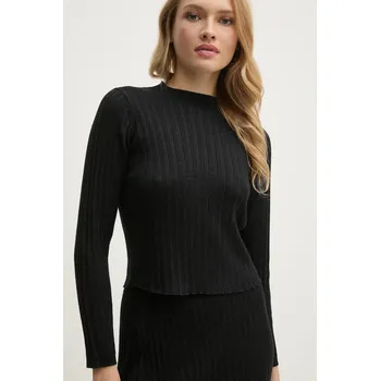 Dámský svetr Svetr Pepe Jeans NICOLE TOP dámský, černá barva, lehký, PL702240 99X, vel. L