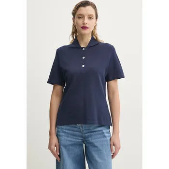 Pánské tričko Bavlněné tričko Marc O'Polo tmavomodrá barva, 502209453015 59X, vel. M