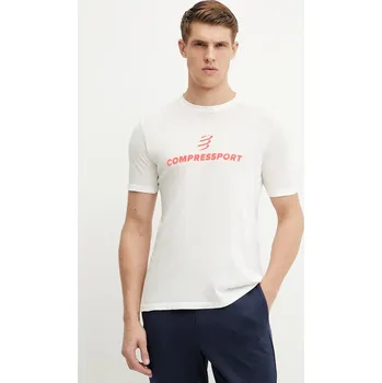 Pánské tričko Tričko Compressport Podium ATSM554 bílá 00X, vel. M