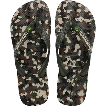Pánské žabky Žabky Havaianas BRASIL TECH II pánské, zelená barva, 4147965-4896 4147965.4896 87X, EUR 41/42