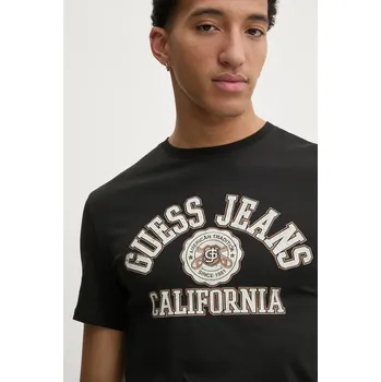 Pánské tričko Bavlněné tričko Guess Jeans M5RI80.K8HM0 černá 99A, vel. XL