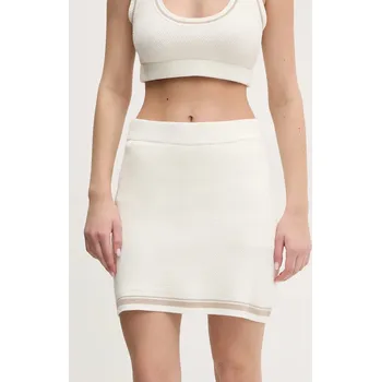 Dámská sukně Sukně Dkny béžová barva, mini, pouzdrová, DP5R6026 01X, vel. M