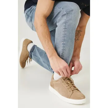 Pánské tenisky Semišové sneakers boty Medicine béžová barva RS25.OBM305 80X, EUR 43