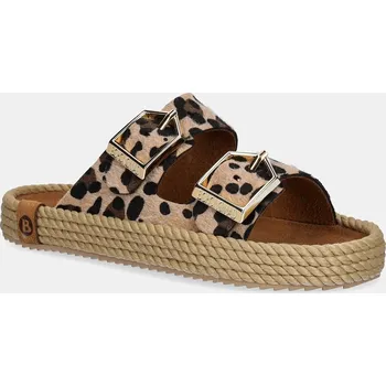 Dámské pantofle Kožené pantofle Bohonomad Sydney SYD.12 hnědá 82A, EUR 36