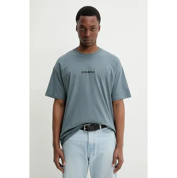 Pánské tričko Bavlněné tričko Dickies šedá barva, s potiskem, DK0A4YRNG701 90X, vel. M