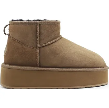 Dívčí sněhule Semišové sněhule Emu Australia Stinger Micro Flatform W13082.CORI hnědá 84X, EUR 38