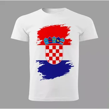 Pánské tričko tričko s vlajkou CHORVATSKA 2 152
