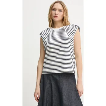 Bavlněný top G-Star D26457.D979 béžová 01X, vel. M