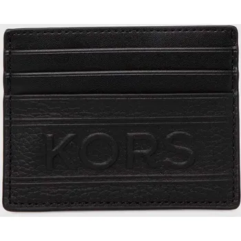 Peněženka Kožené pouzdro na karty Michael Kors 39T4LHDD2O černá 99X, vel. ONE SIZE
