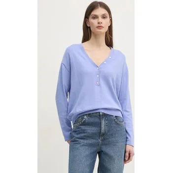 Dámský svetr Svetr s příměsí kašmíru Mos Mosh 168660. modrá 05X, vel. S