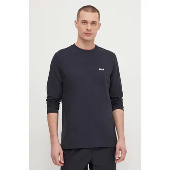 Tričko s dlouhým rukávem Boss Green Tee Long 50506365 námořnická modř 59D, vel. M