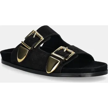 Dámské pantofle Semišové pantofle Billi Bi A8621.Black černá 99X, EUR 39