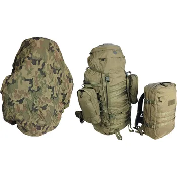 Outdoorové zavazadlo ARMÁDNÍ ORIGINÁL POLSKO Batoh horské pěchoty 80-120L zelený kompletní ZASOBNIK PIECHOTY GÓRSKIEJ 987B/MON Polsko originál