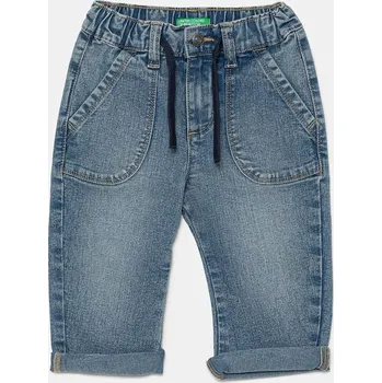 Kojenecké džíny United Colors of Benetton 4XA2GE012 4XA2GE012.P.Seasonal modrá 55X, vel. 104