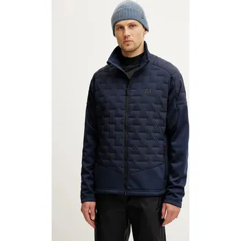 Pánská větrovka Sportovní bunda Helly Hansen Hybrid Stretch tmavomodrá barva, 34103 34103. 59X, vel. S