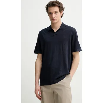 Plátěné polo tričko Les Deux LDM310120 námořnická modř 59X, vel. XL