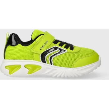 Chlapecké tenisky Dětské sneakers boty Geox ASSISTER zelená barva J45DZC.014CE.28.31 71X, EUR 29
