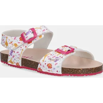 Dívčí sandály Dětské sandály Garvalin bílá barva, 252465 252465.28.34 00X, EUR 34