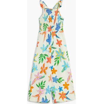 Dětská móda Dětský bavlněný overal Desigual 25SGPK02 béžová 01X, vel. 104