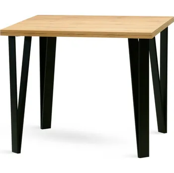 Nábytek Jídelní stůl KARLOS – moderní design s dubovou deskou, více rozměrů Stima dub lanýž 120 87 48 80