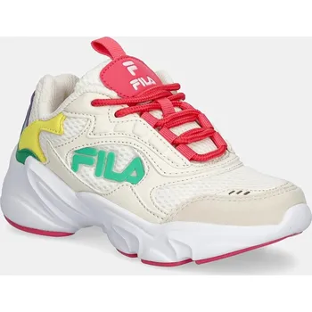 Chlapecké tenisky Dětské sneakers boty Fila COLLENE LOGO FFK0248 béžová 01X, EUR 33