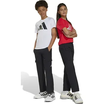 Chlapecké kalhoty Dětské kalhoty adidas černá barva, hladké, JC9388 99X, vel. 164