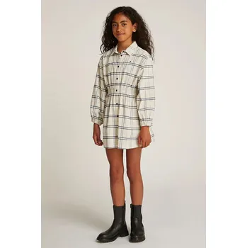 Dívčí šaty Dívčí šaty Tommy Hilfiger KG0KG08338.PPYA béžová 01X, vel. 164