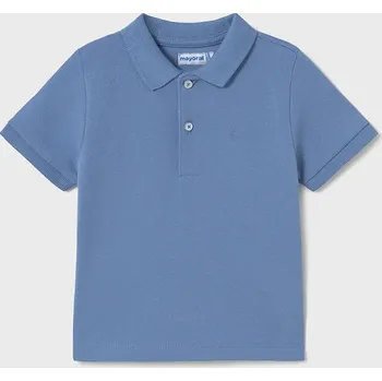 Dětská bavlněná polokošile Mayoral 102.3F.Baby.PPYA modrá 95X, vel. 68