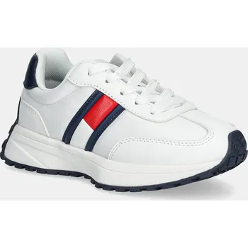 Dívčí tenisky Dětské sneakers boty Tommy Hilfiger bílá barva, T3X9-33877 T3X9.33877.30.34 00X, EUR 30