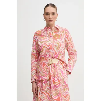 Dámská košile Bavlněná košile La Petite Française CHEYENNE PFCHEYENNE růžová 39X, vel. 36