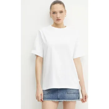 Pánské tričko Bavlněné tričko MICHAEL Michael Kors bílá barva, MR551QA1V2 00X, vel. M